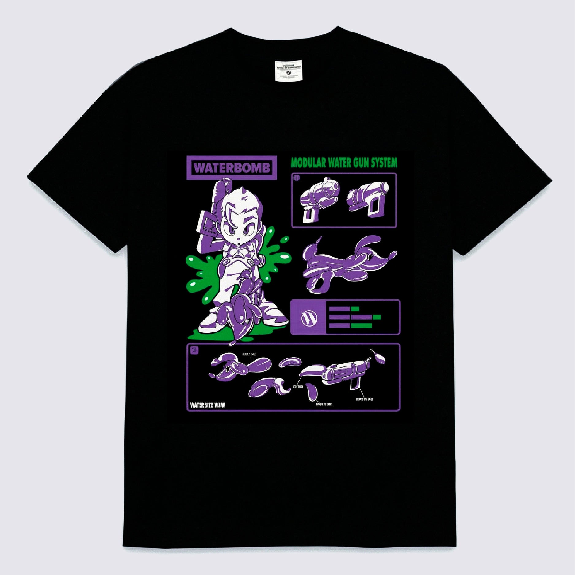 WATERBOMB ITEM KIT T-SHIRTS(Purple)