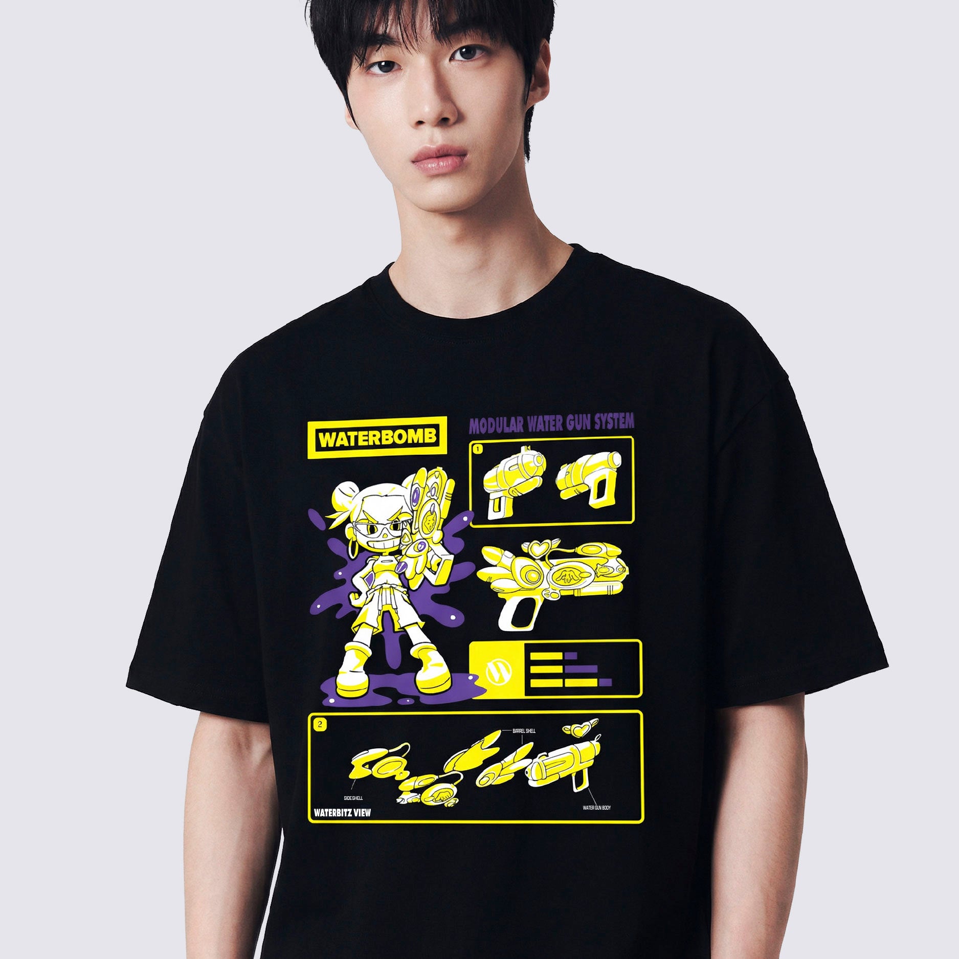 WATERBOMB ITEM KIT T-SHIRTS(Yellow)