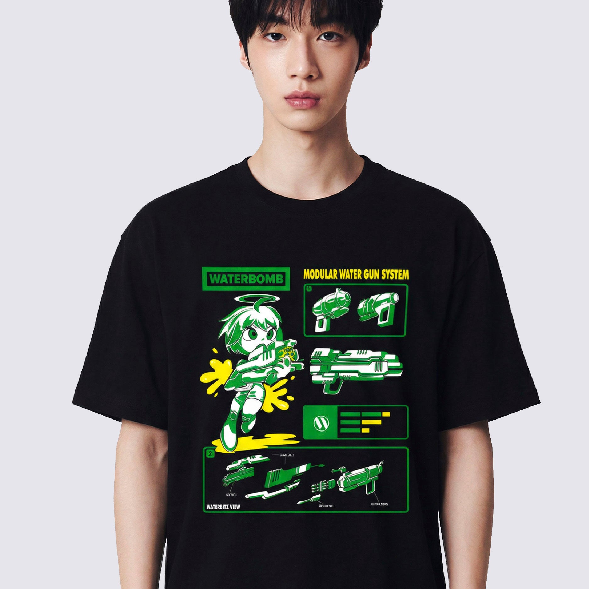 WATERBOMB ITEM KIT T-SHIRTS(Green)
