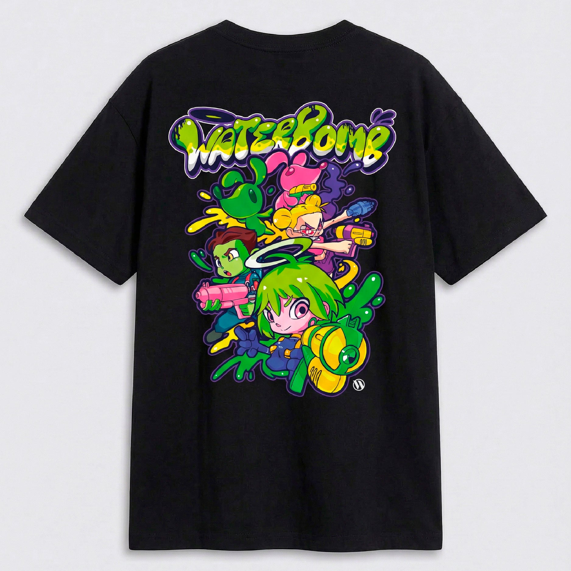 WATERBOMB BATTLE T-SHIRTS(Black)