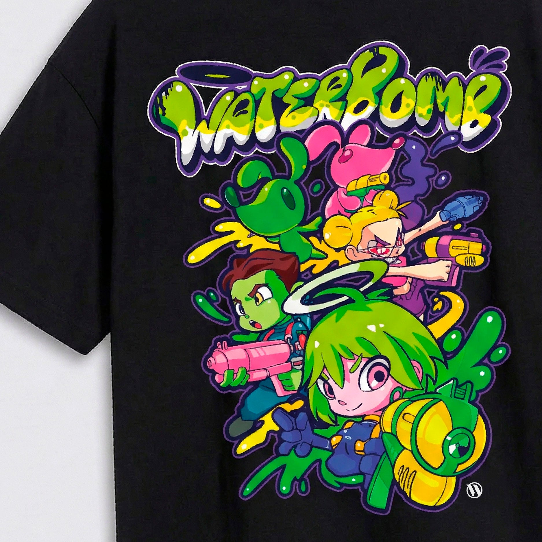 WATERBOMB BATTLE T-SHIRTS(Black)