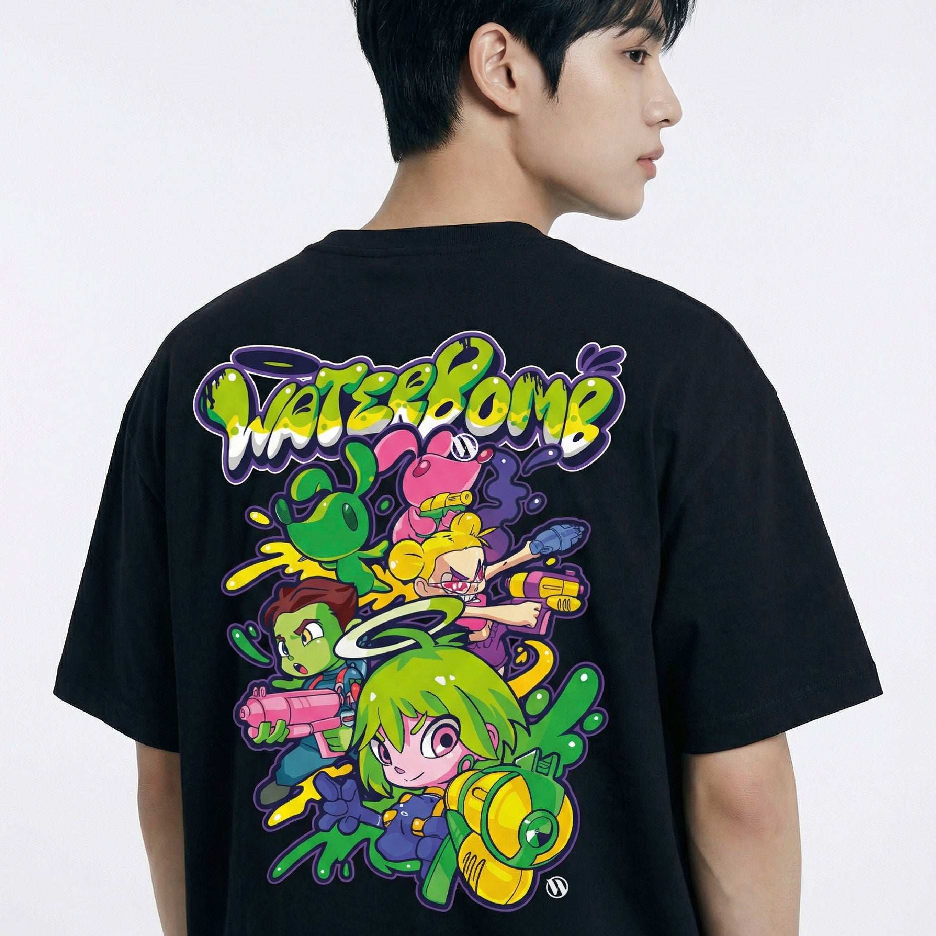 WATERBOMB BATTLE T-SHIRTS(Black)