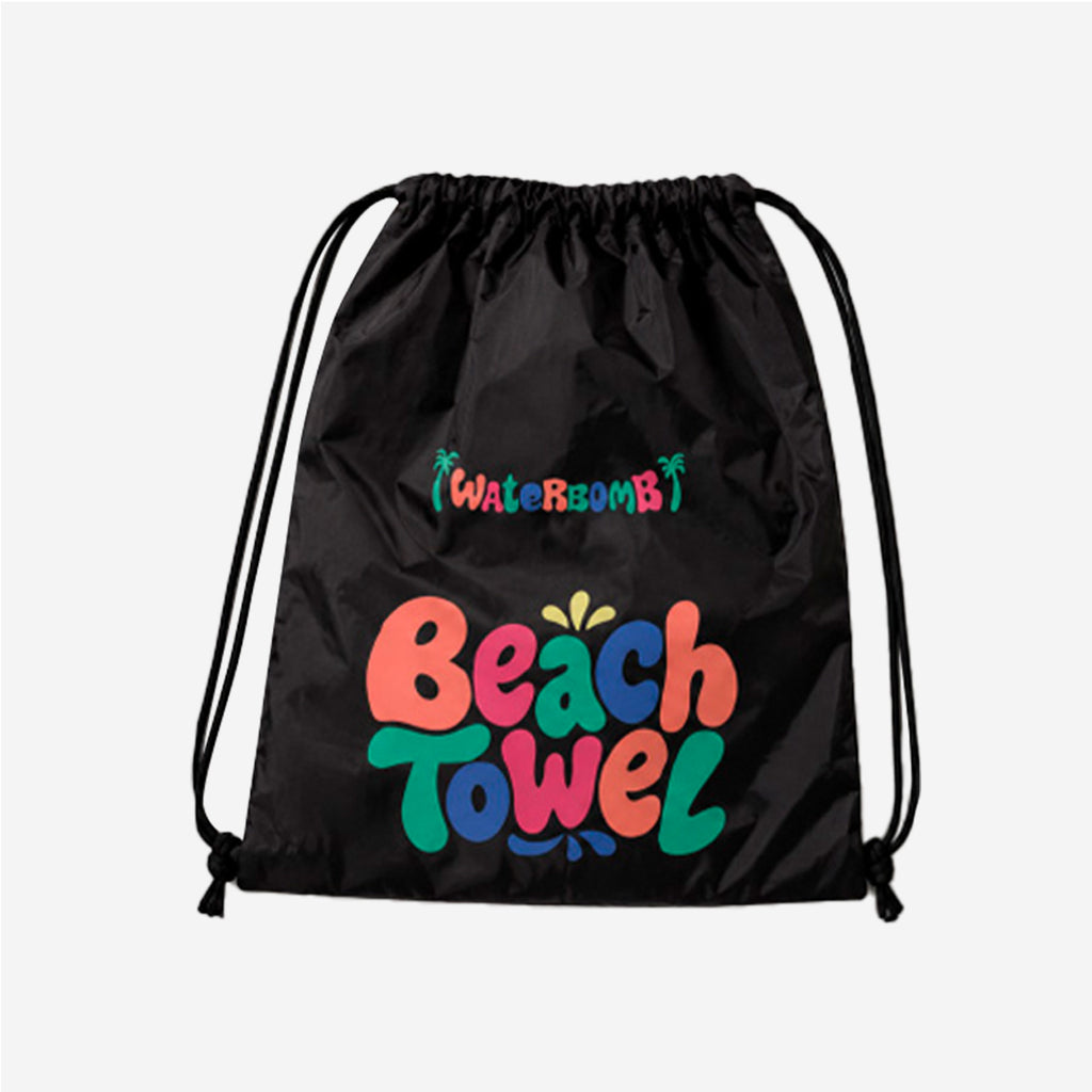 [ON-SITE PICKUP ONLY] WATERBOMB 2026 EXCLUSIVE - Beach Towel(Black)